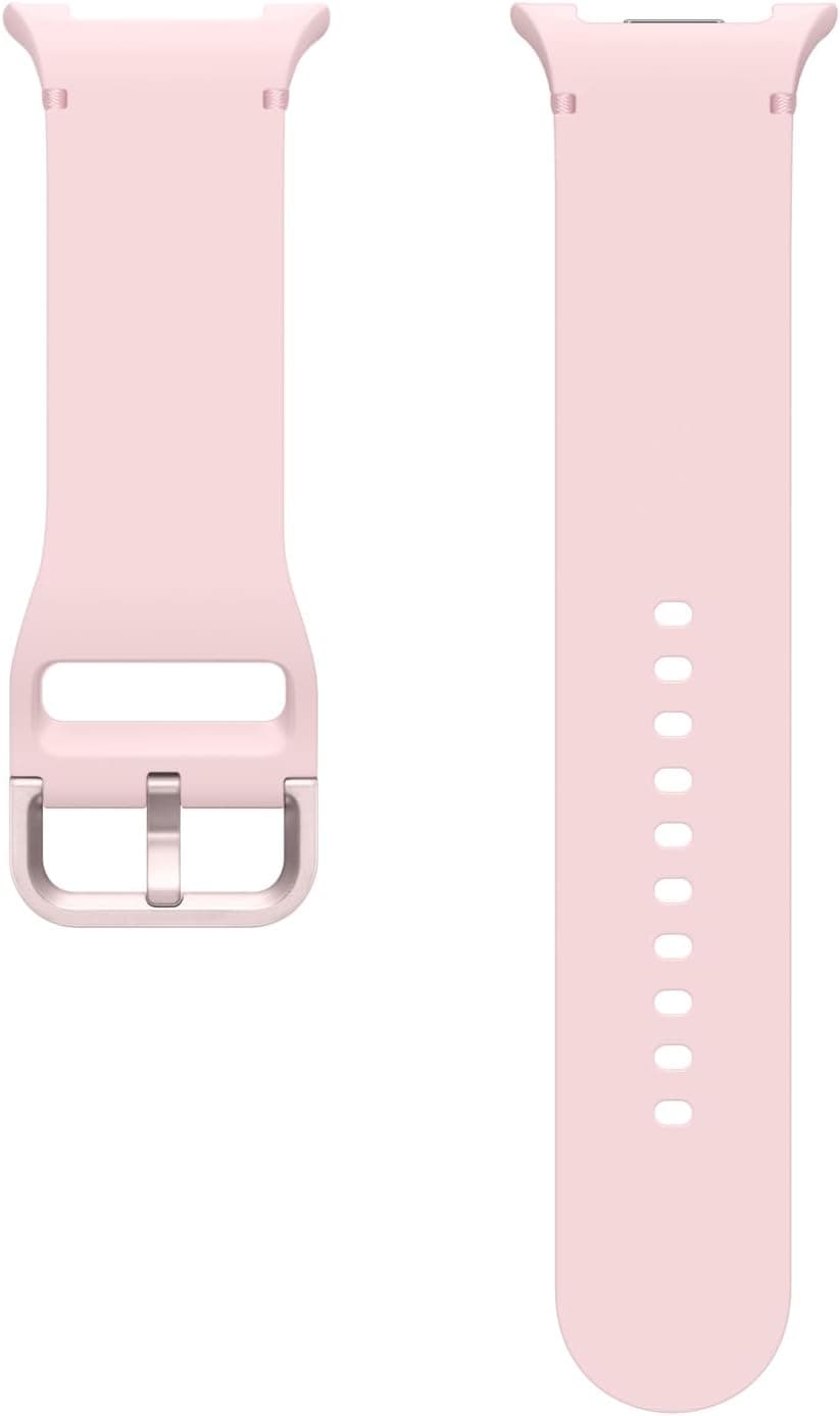Samsung Sport Band Cinturino sportivo in gomma (M/L) per Galaxy Watch8 | Watch8 Classic, Pink