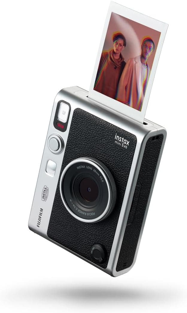Fujifilm instax mini Evo Black, Fotocamera Istantanea Ibrida digitale