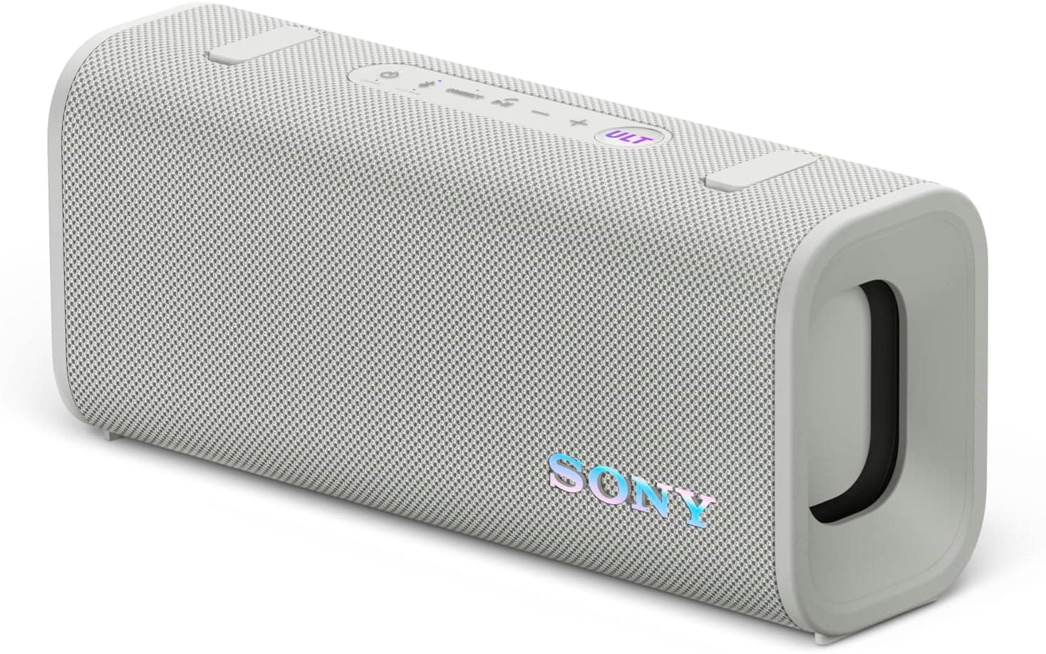 Sony ULT FIELD 3 - Speaker Bluetooth portatile con ULT POWER SOUND, batteria 24 ore, IP67, impermeabile, antipolvere, antiurto, tracolla staccabile, compatto - Bianco