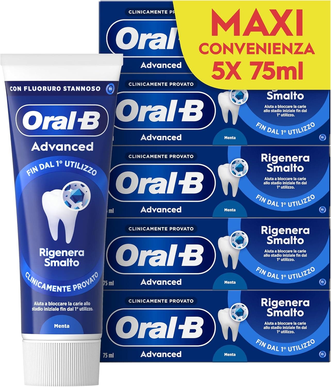 Oral-B Rigenera Smalto Advanced a 9,49 €: offerta sul dentifricio quotidiano