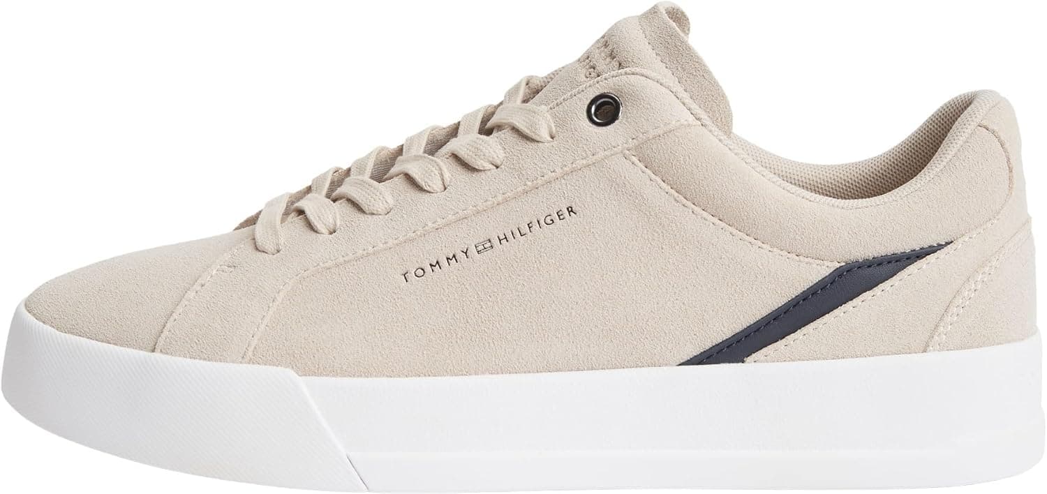 Tommy Hilfiger TH Court Premium Suede Fm0fm05880, Basso Top Uomo